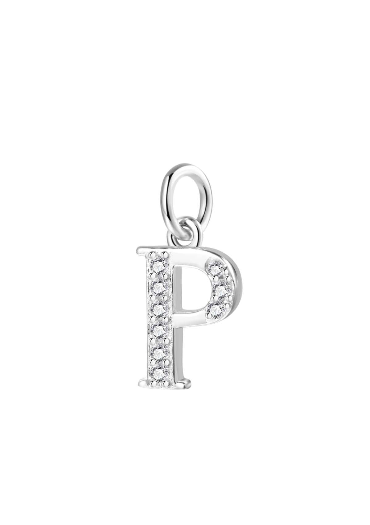 Letter Pendant Sterling Silver