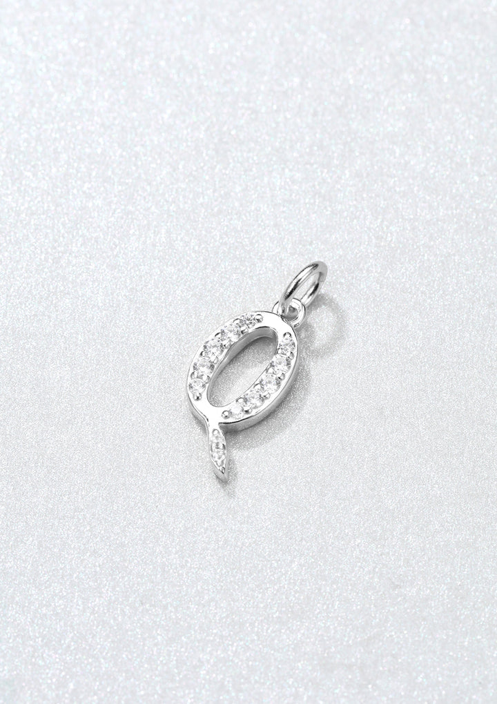 Pendentif Lettre Argent Sterling