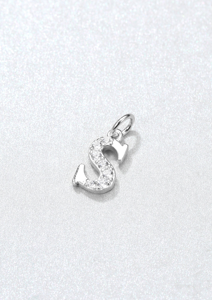 Pendentif Lettre Argent Sterling
