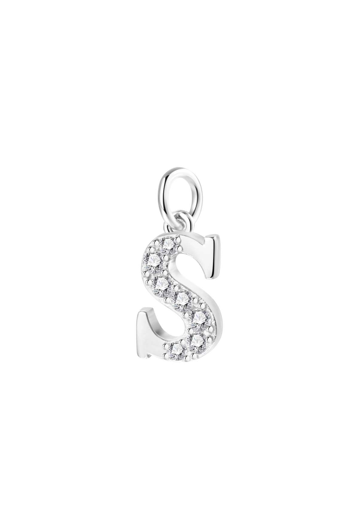 Pendentif Lettre Sterling Argent