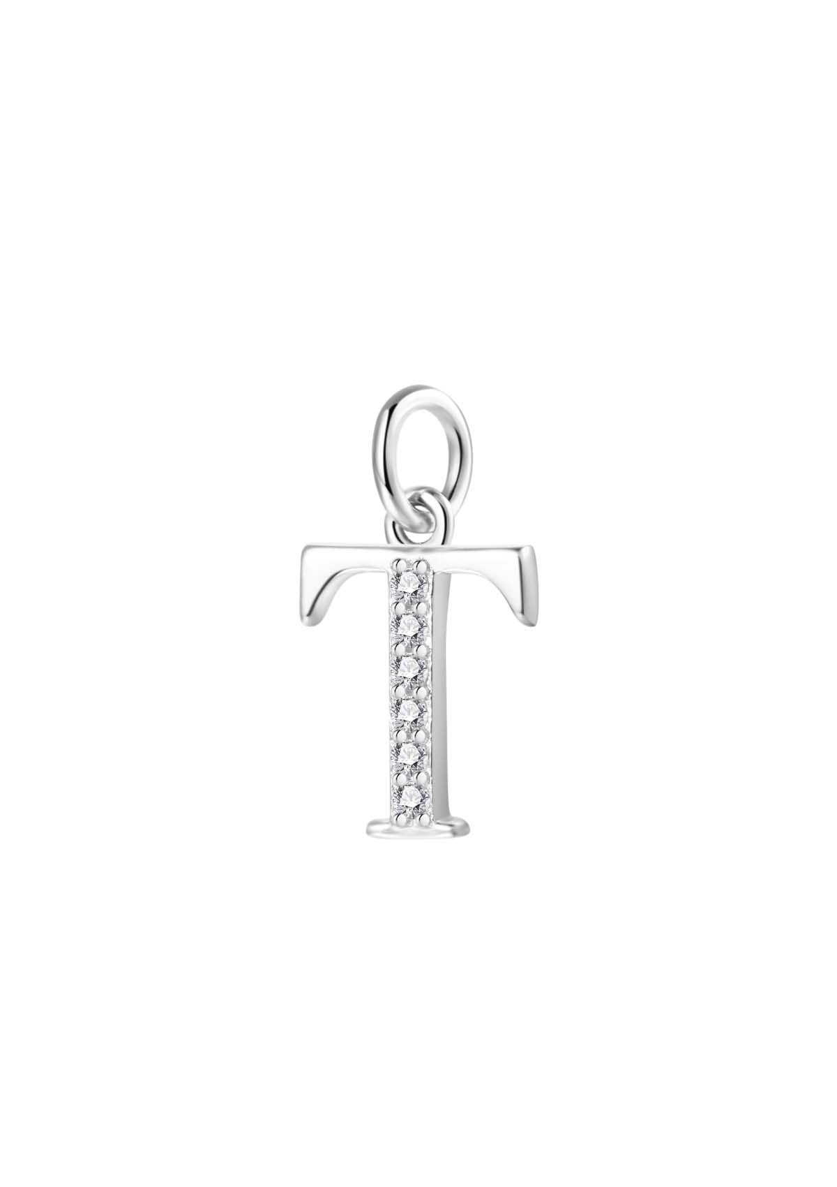 Pendentif Lettre Sterling Argent