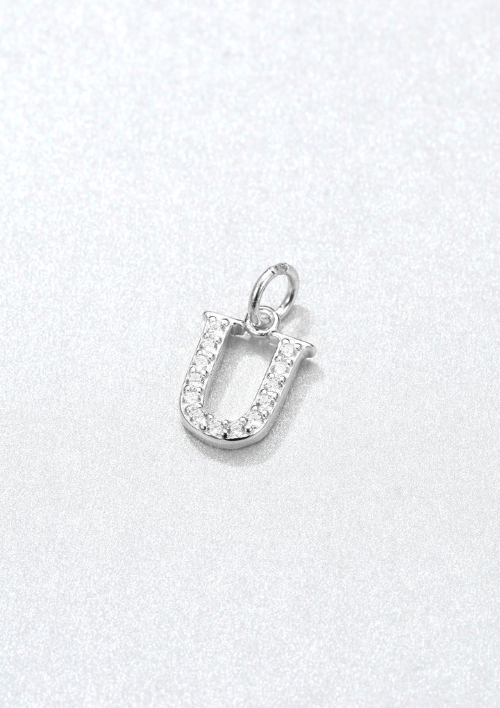 Pendentif Lettre Argent Sterling