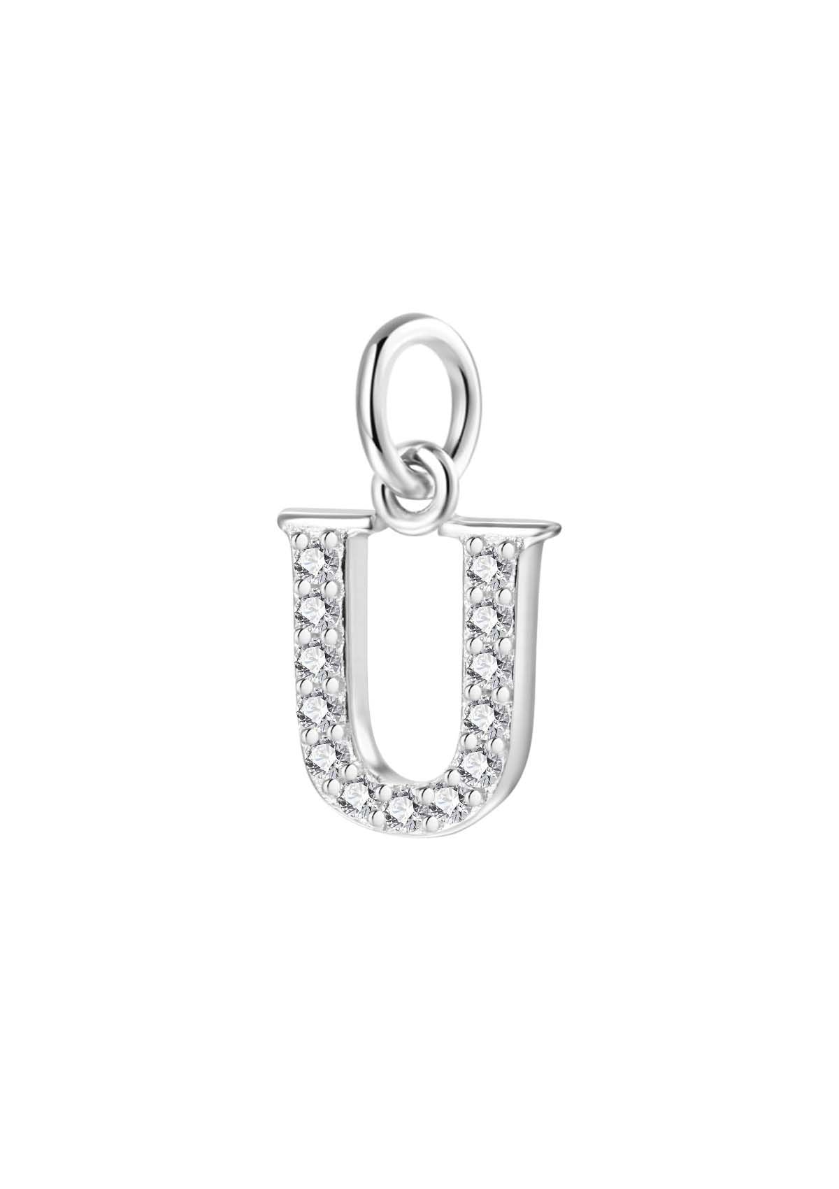 Letter Pendant Sterling Silver