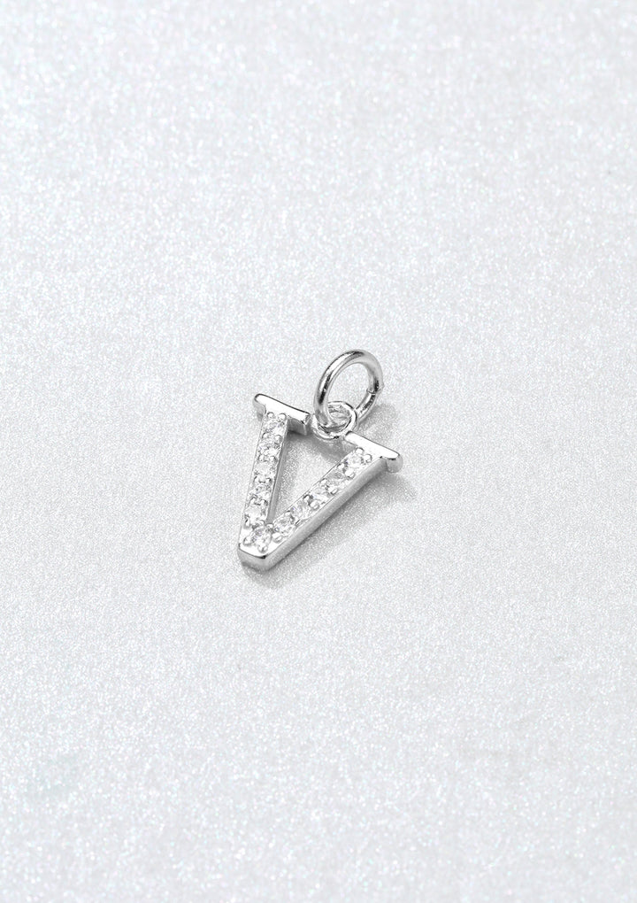 Pendentif Lettre Argent Sterling
