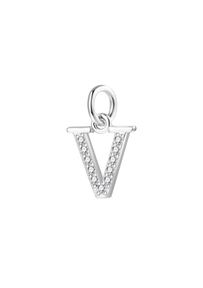 Letter Pendant Sterling Silver