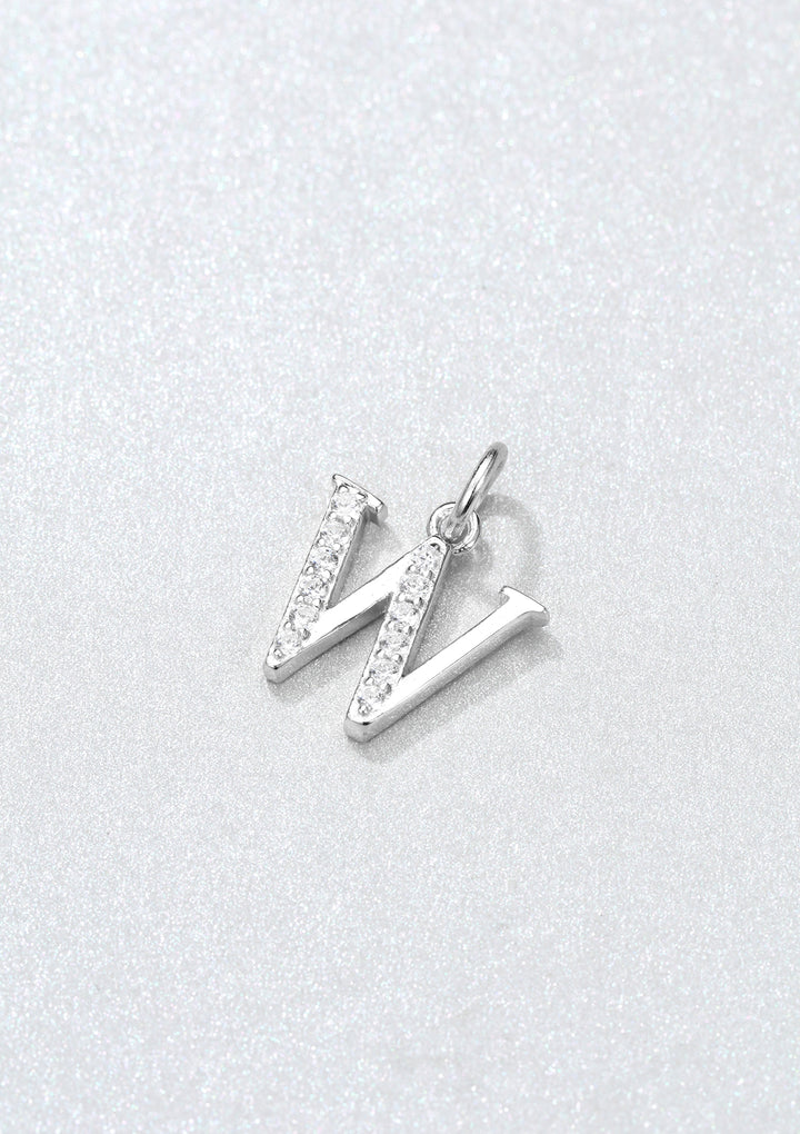 Pendentif Lettre Argent Sterling