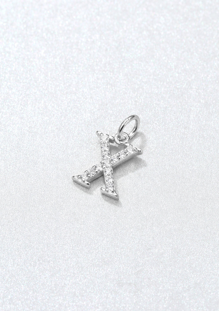 Pendentif Lettre Argent Sterling