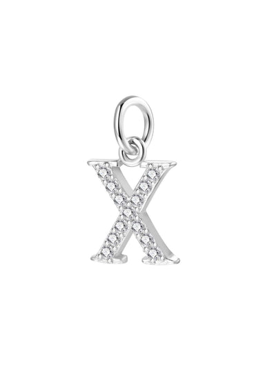 Pendentif Lettre Sterling Argent