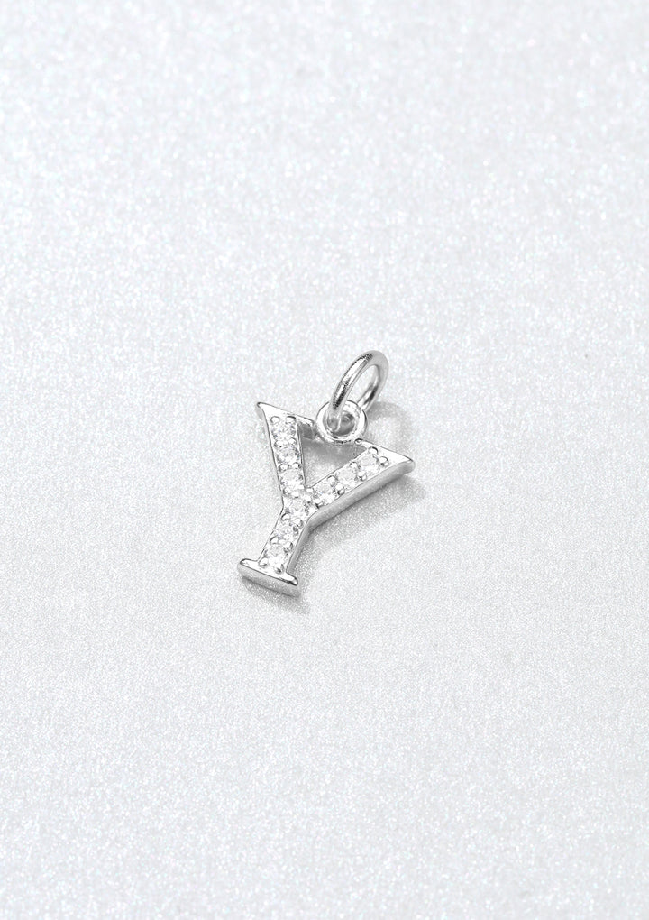 Pendentif Lettre Argent Sterling