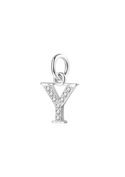 Letter Pendant Sterling Silver