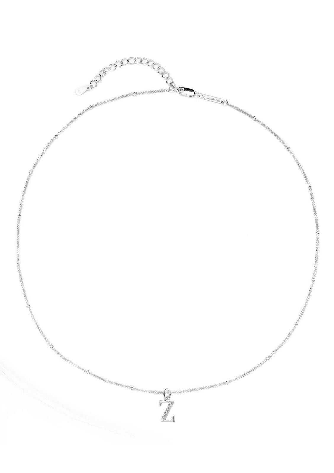 Collar Colgante Letra Plata de Ley 925