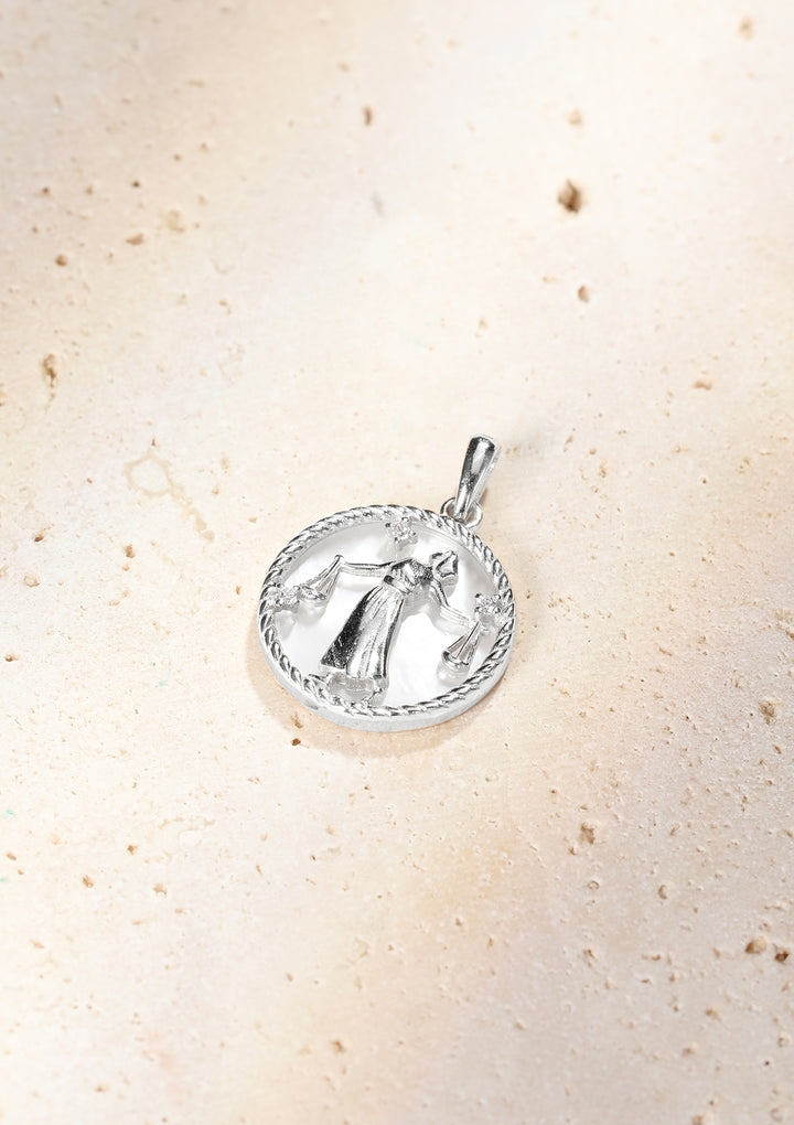 Libra Zodiac Pendant Necklace