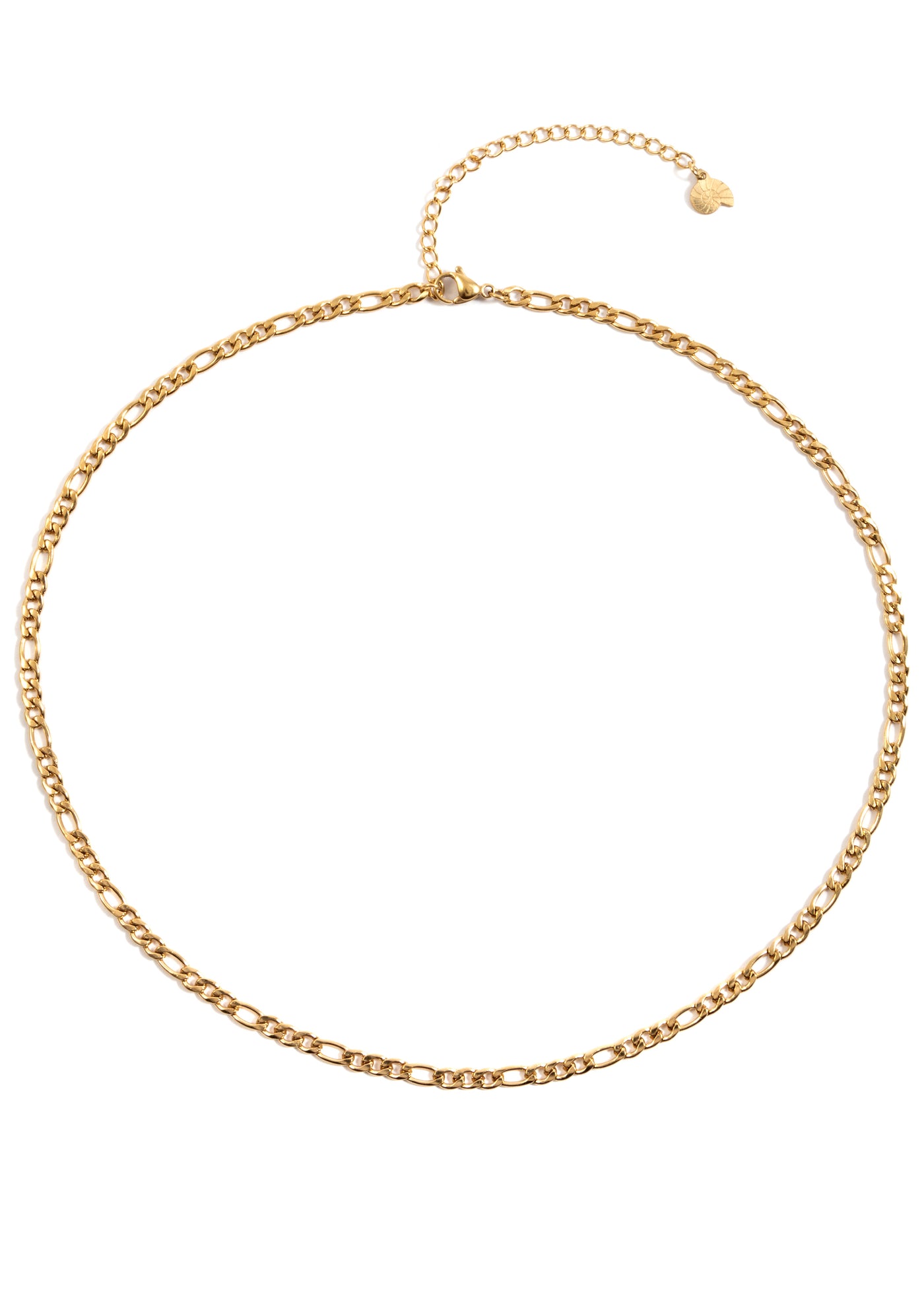 Collar de Cadena con Eslabones en Oro