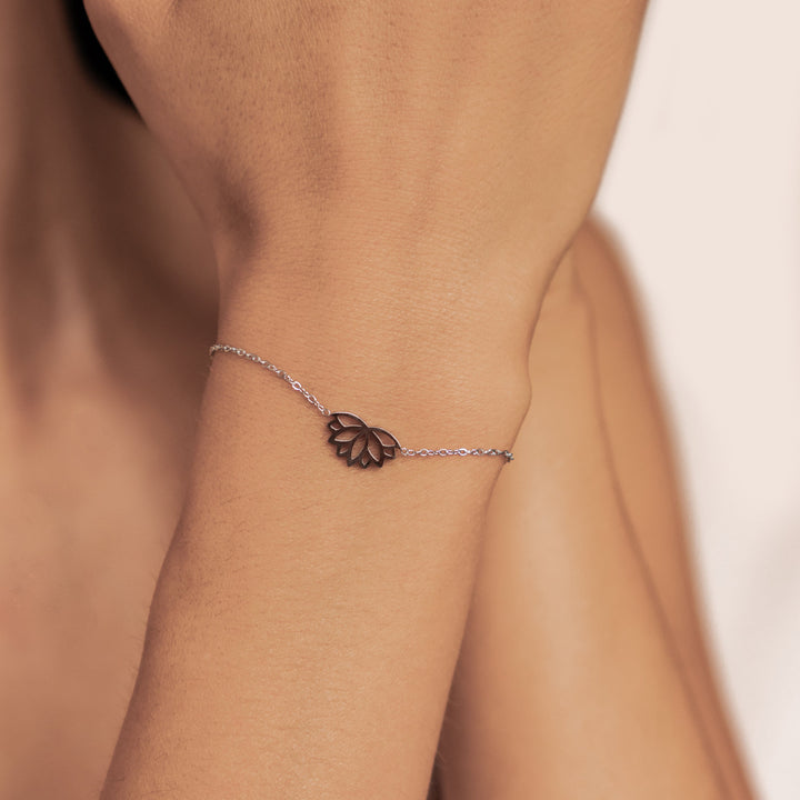 Lotus Bracelet Silver