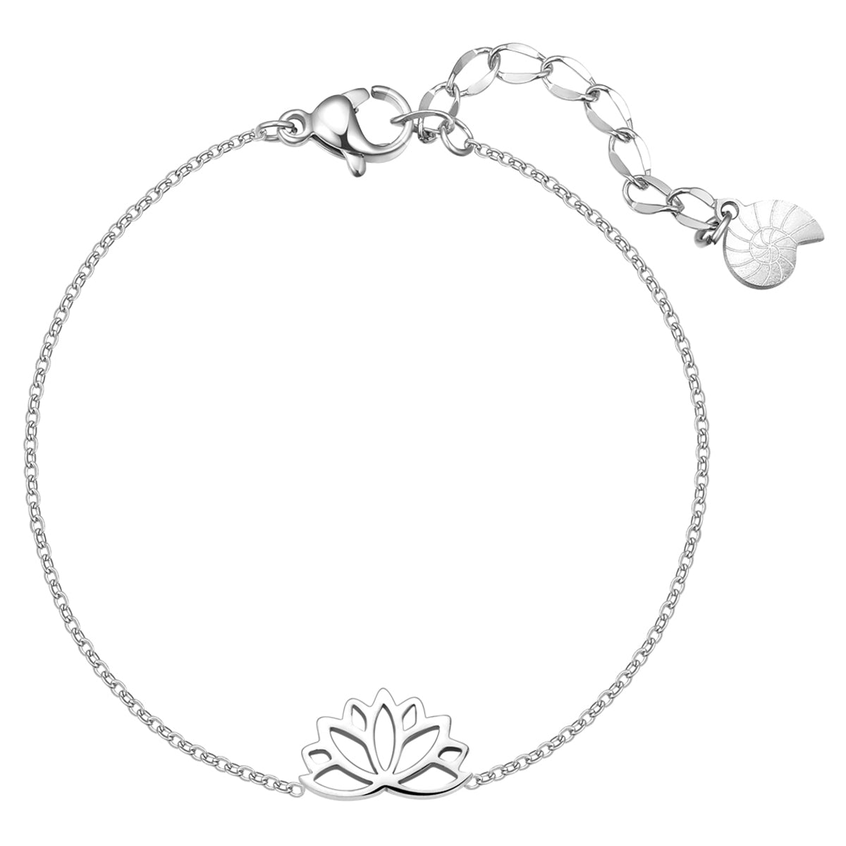 Brazalete de Loto en Plata
