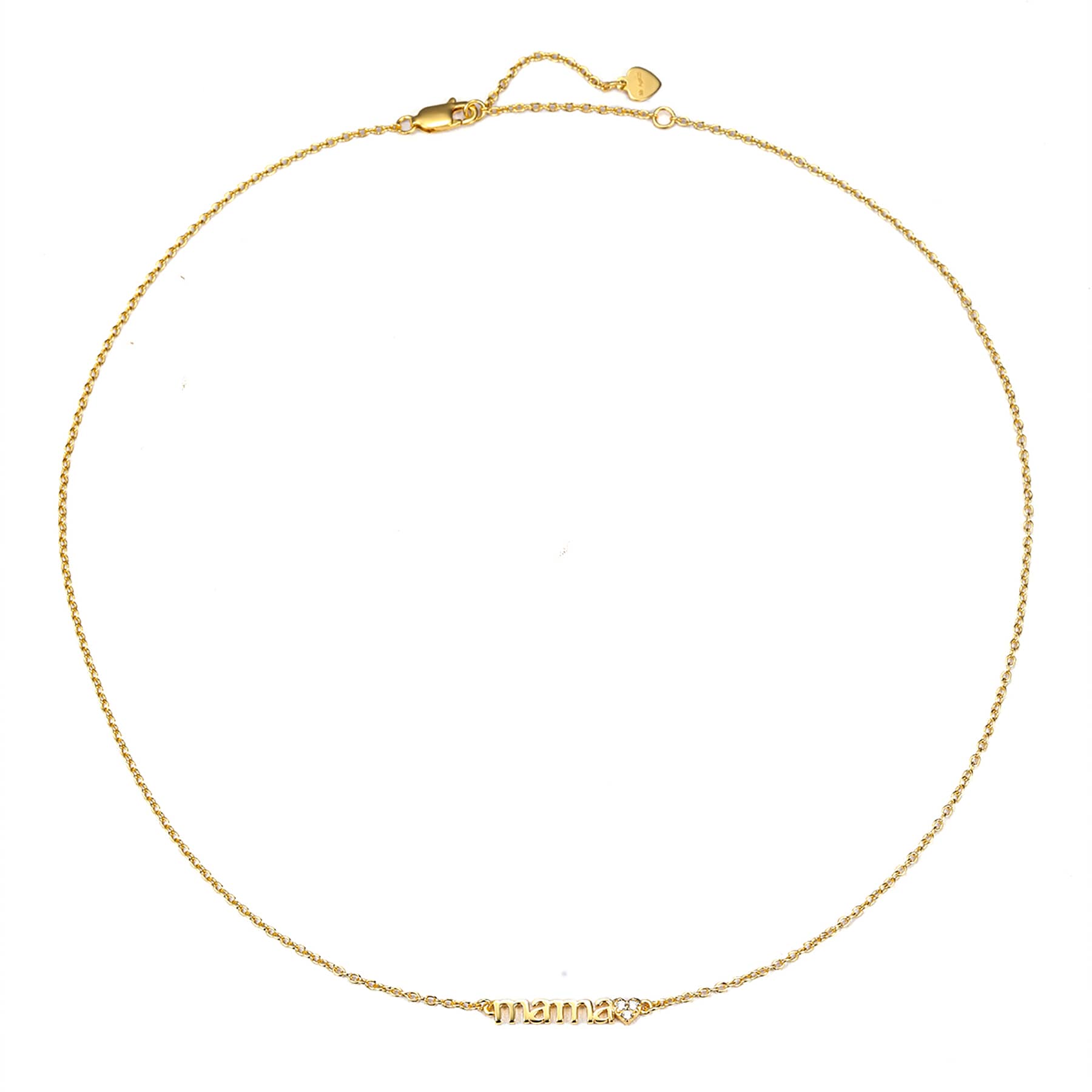 Love Mama Necklace Sterling Silver