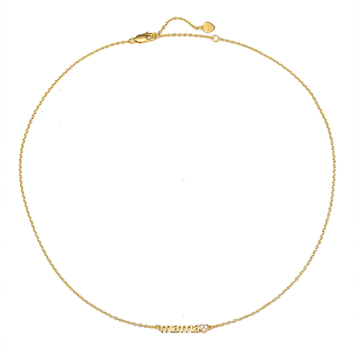 Collar Charms Corazones Mama Plata de Ley 925