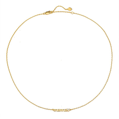 Collar Charms Corazones Mama Plata de Ley 925