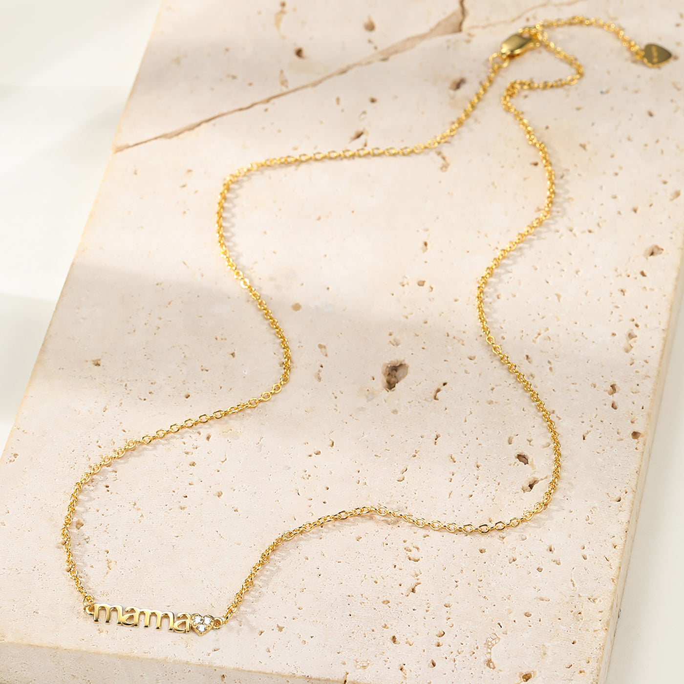 Collar Charms Corazones Mama Plata de Ley 925