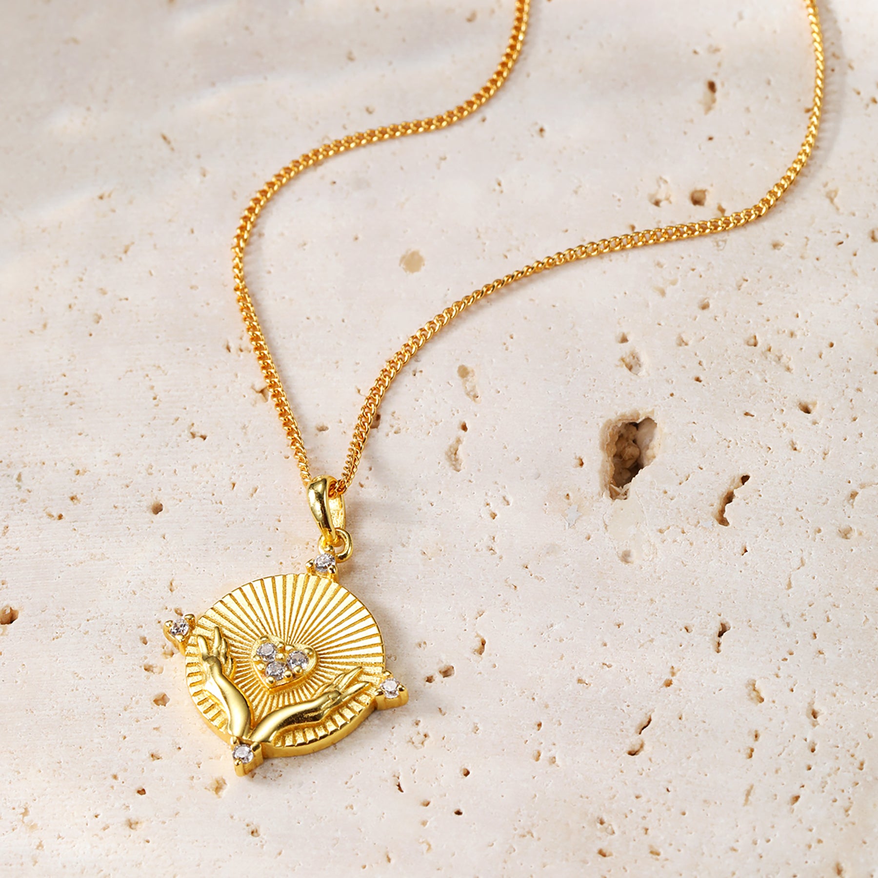 Love Anhänger Kette aus Sterlingsilber