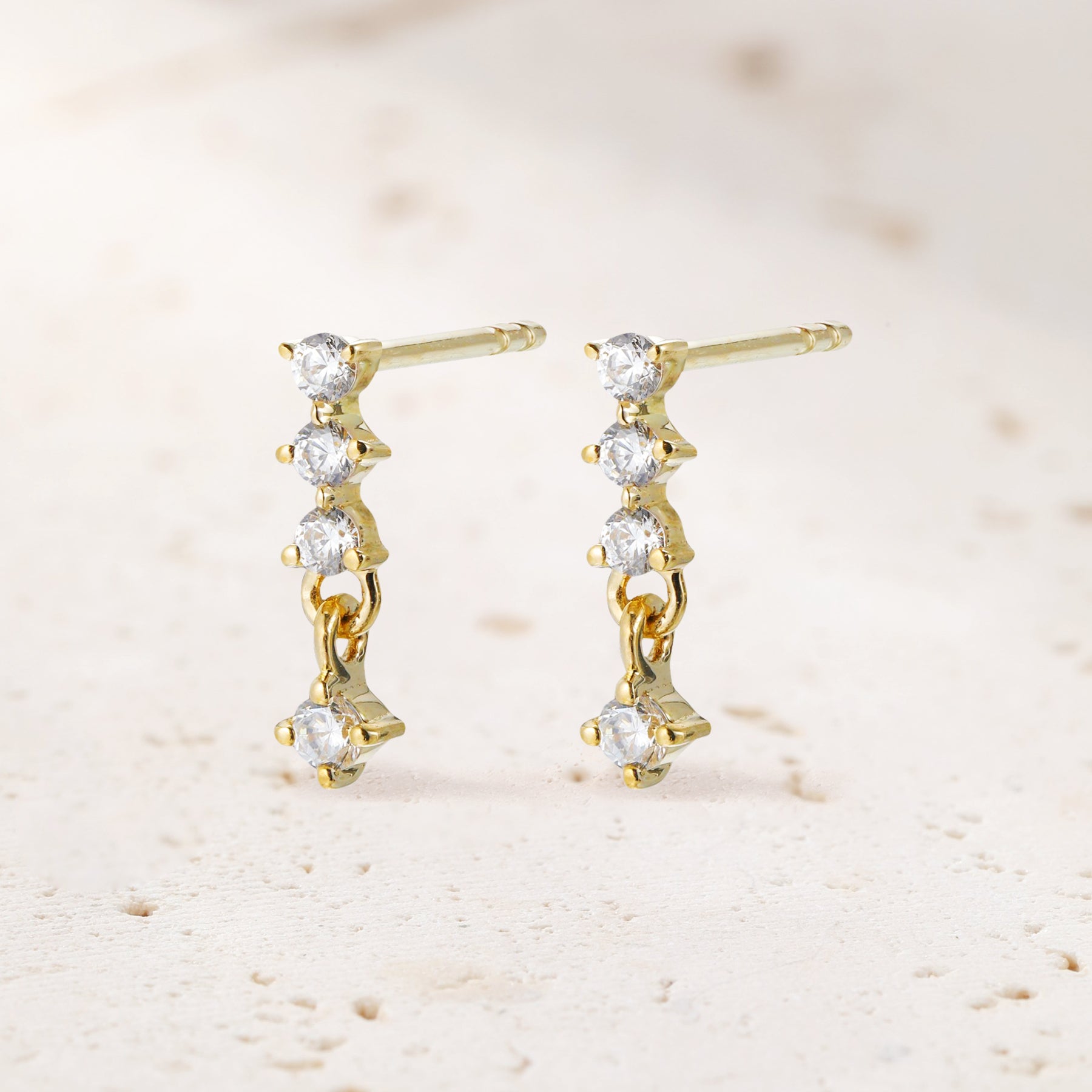 Boucles d’Oreille Luminara en Or Massif 14 CT