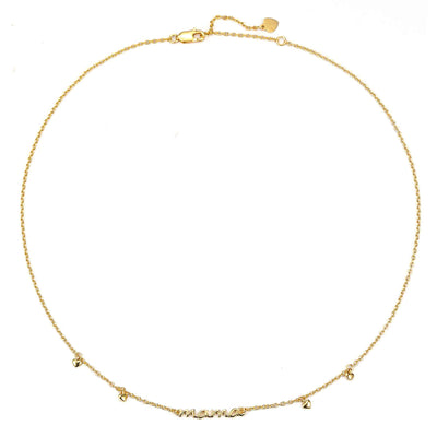Collier Charms Coeurs Mama Sterling Argent