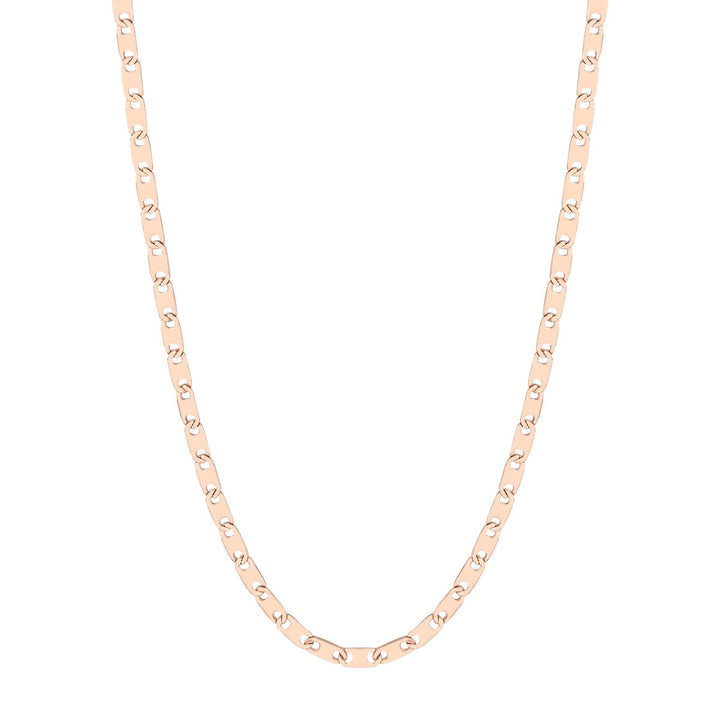 Mariner Chain Choker Necklace Rose Gold