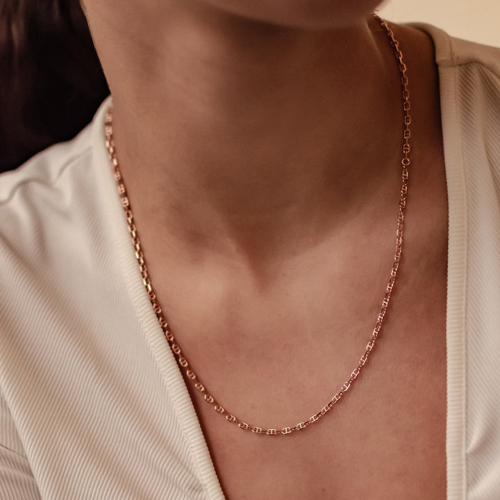 Mariner Chain Necklace Sterling Silver