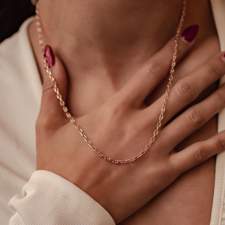 Mariner Chain Necklace Sterling Silver