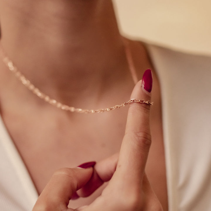 Mariner Chain Necklace Sterling Silver
