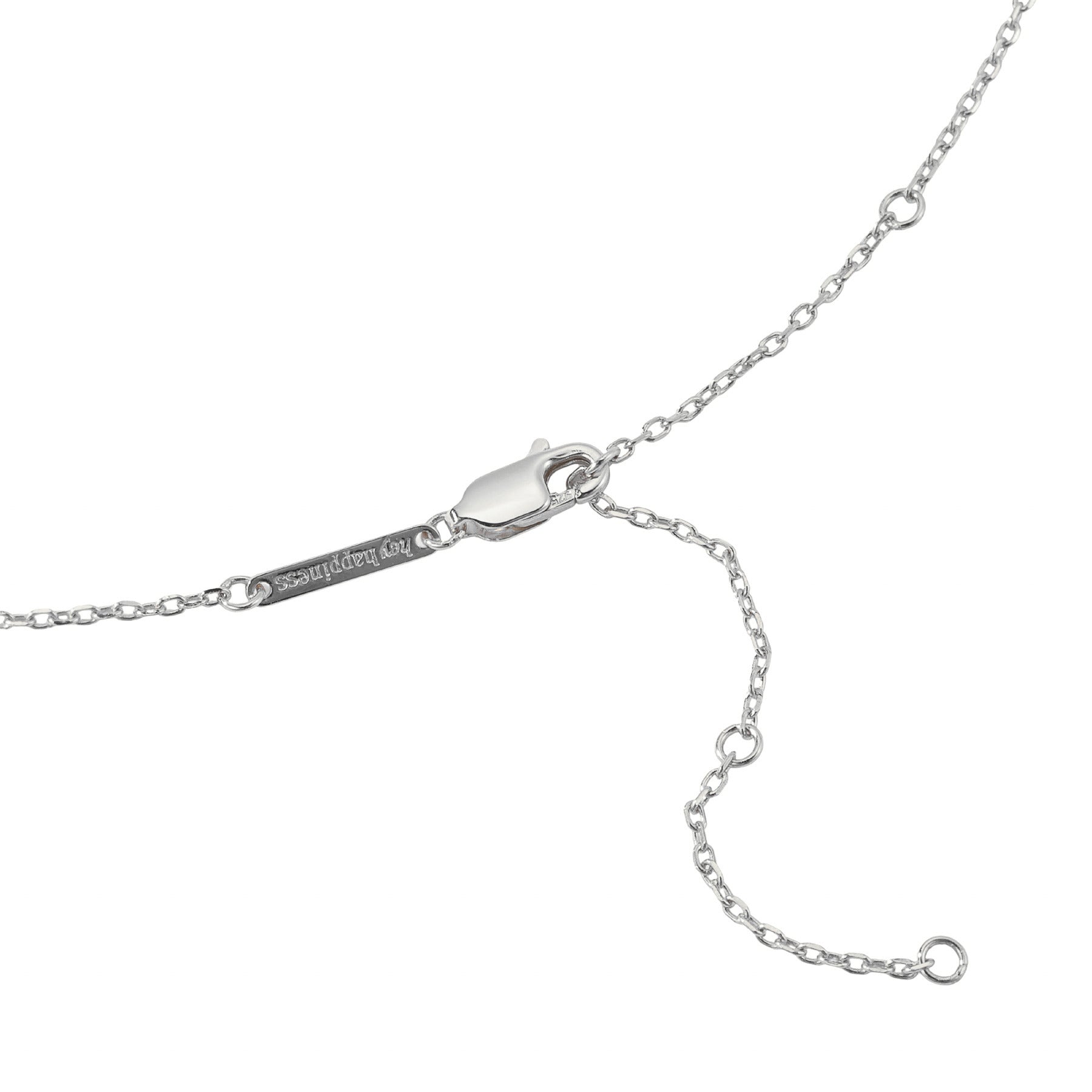 Marquise Flower Pendant Necklace Sterling Silver