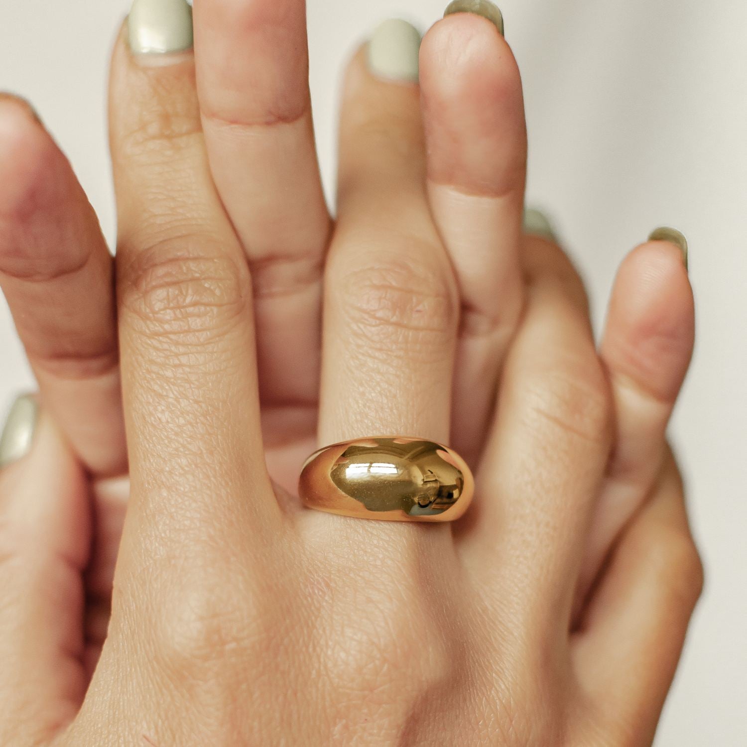 Final sale値下げゴールドリング K18 Dome ring PDPAOLA™ at Zales ICONS Polished Dome Ring in Sterling Silver with