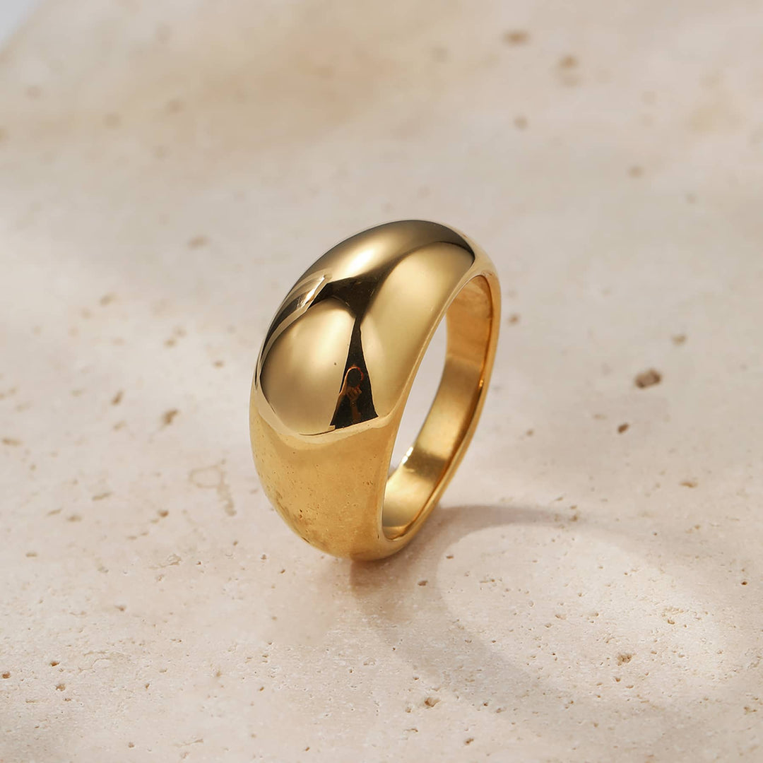 Massive Dome Ring Stainless Steel – Hey Happiness