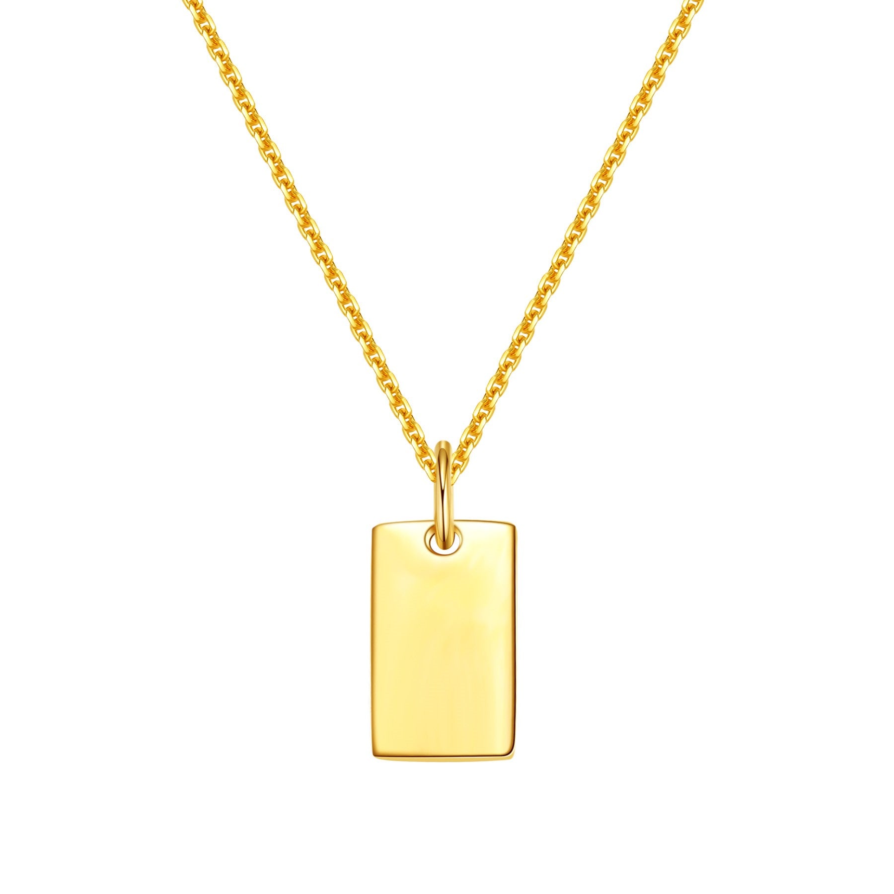 Collier Pendentif Canvas en Or Massif 14 CT