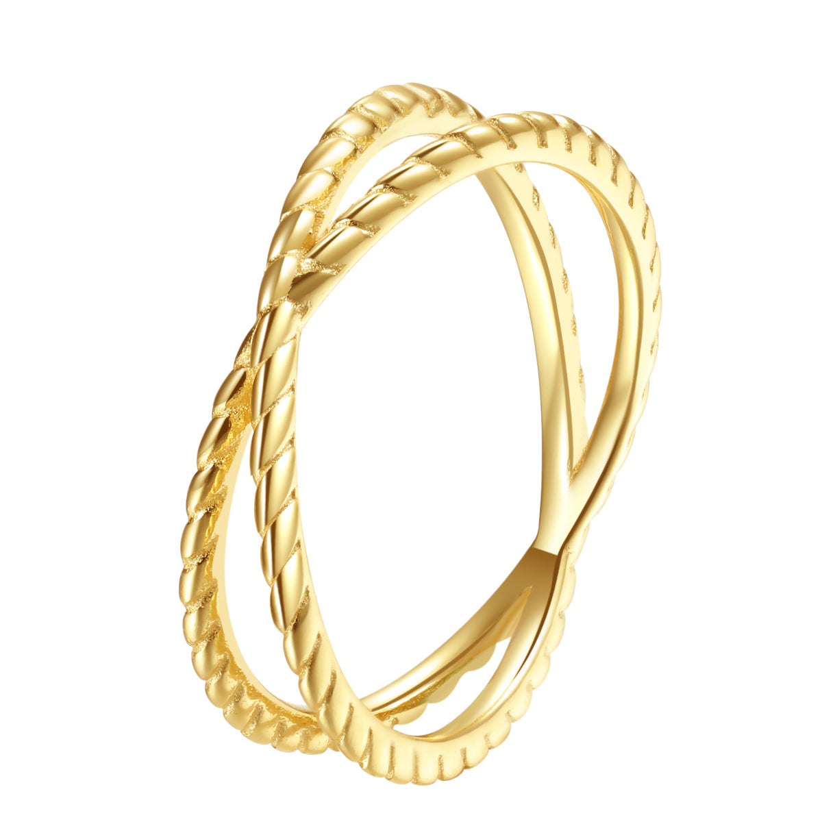 Meridian Ring Sterlingsilber in Gold