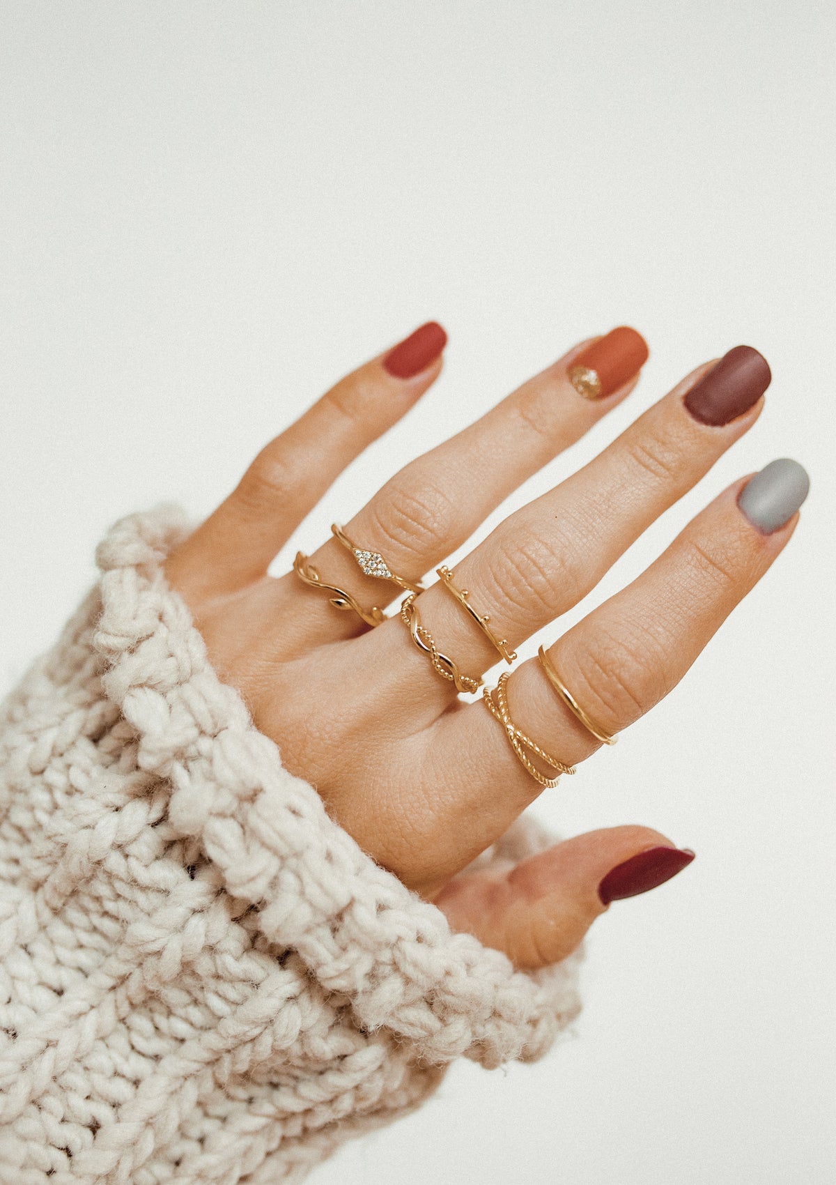 Meridian Ring Machine Meridian Ring Sterling Silver Gold – Hey Happiness