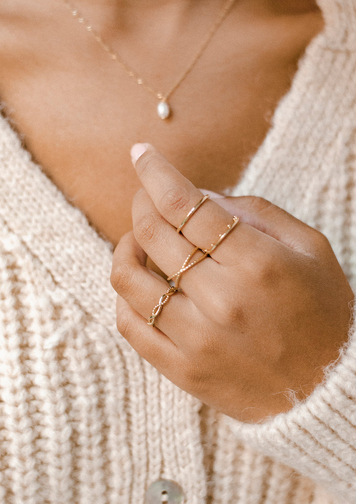 Bague Méridienne Argent Sterling en Or
