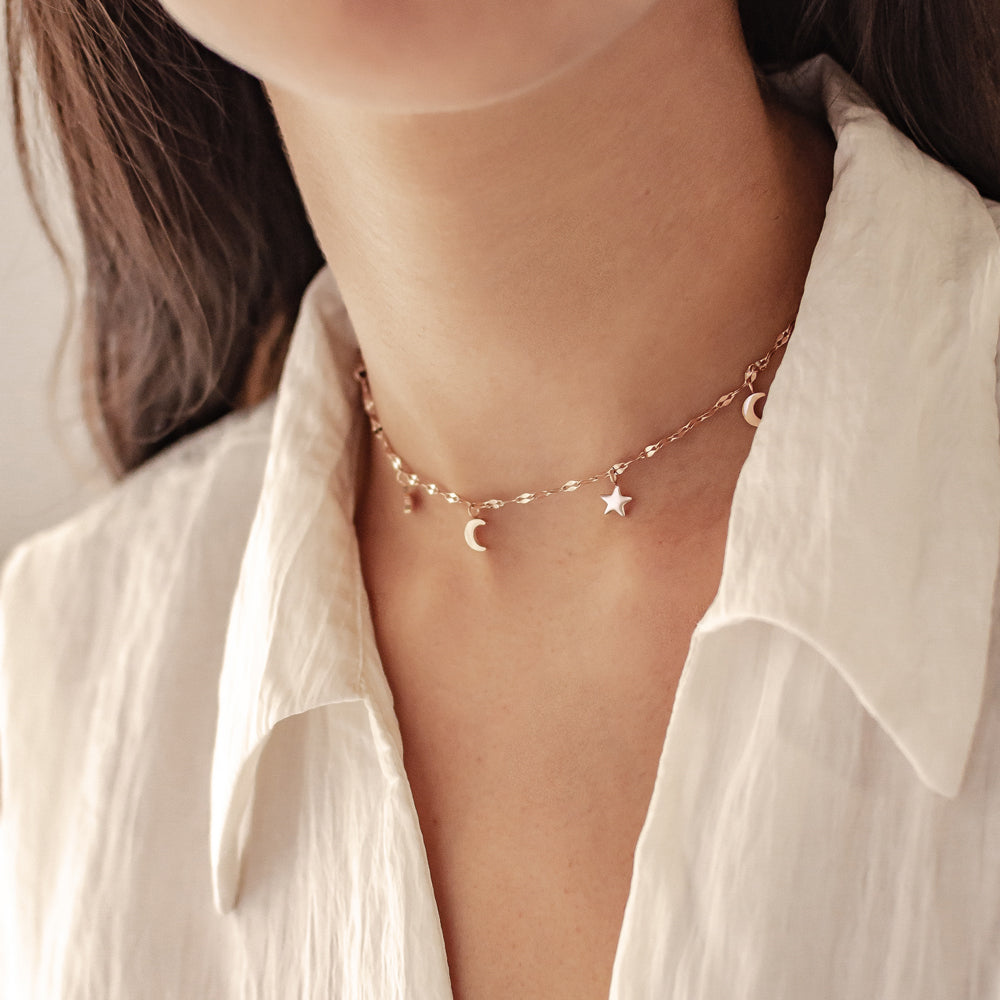 Star and Moon Choker Waterproof – Hey Happiness