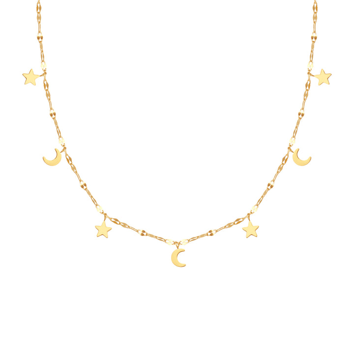 Choker Estrella y Luna Waterproof