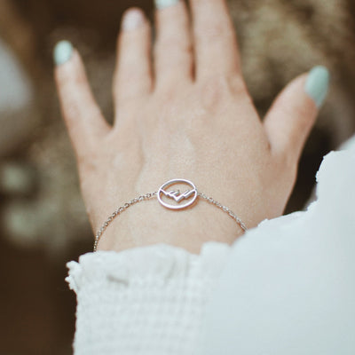 Mountain Bracelet Silver