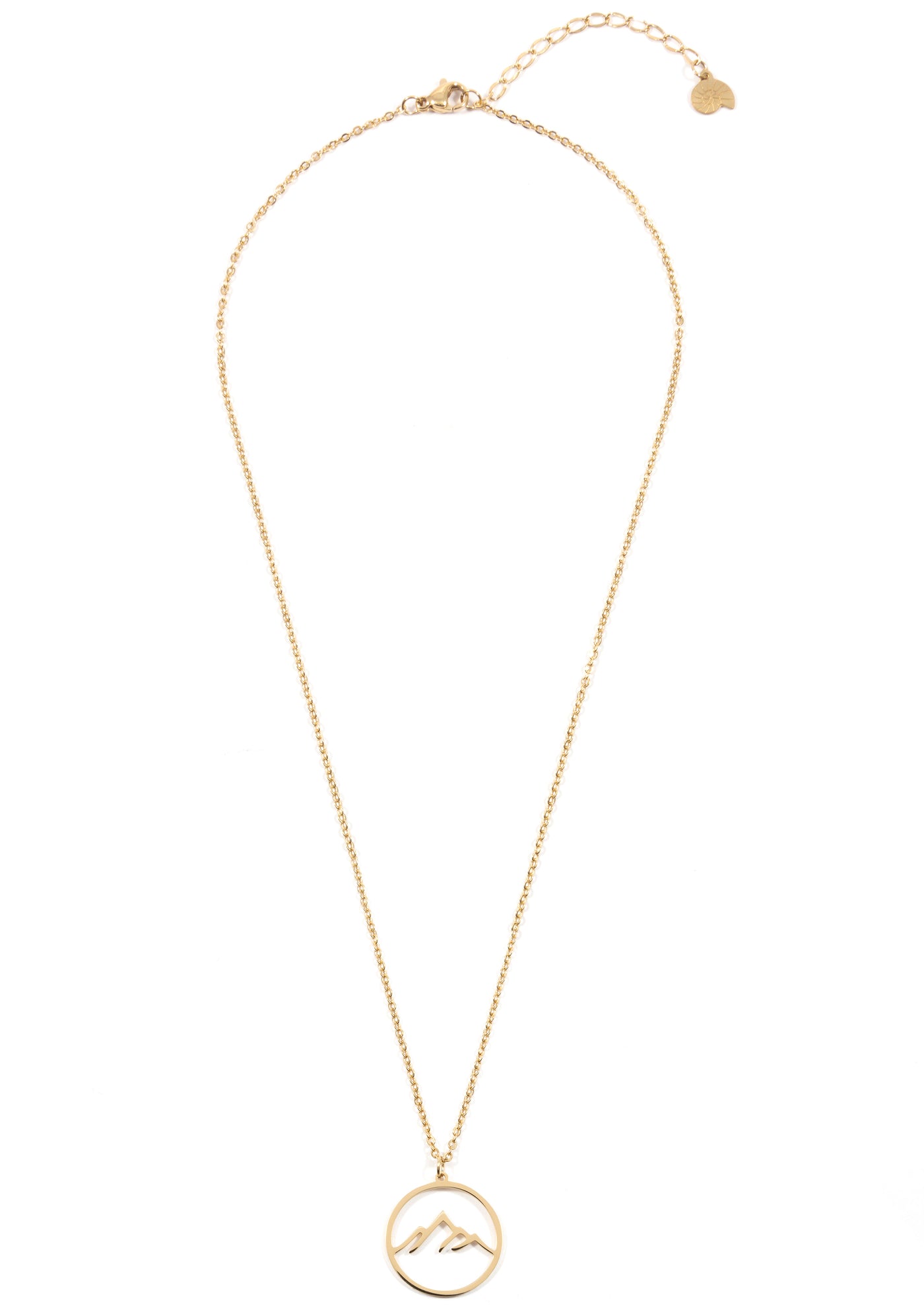 Mountain Necklace Gold