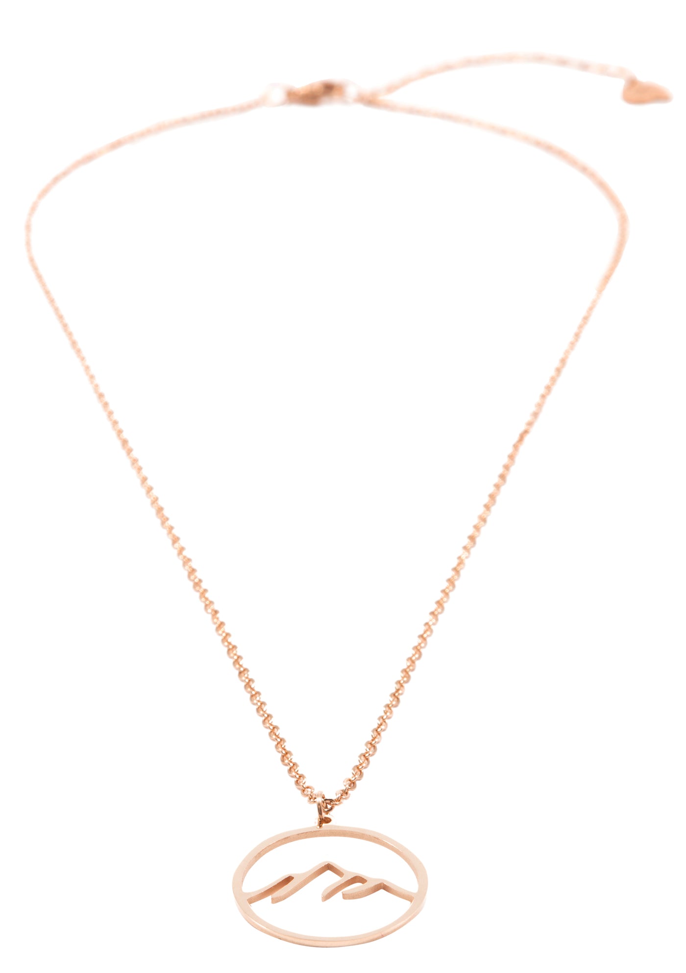 Collier Montagne en Or Rose