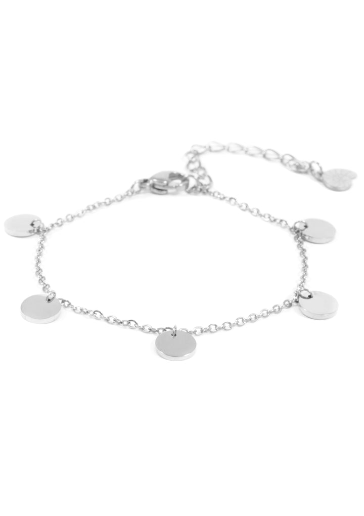 Multi Circles Bracelet Silver