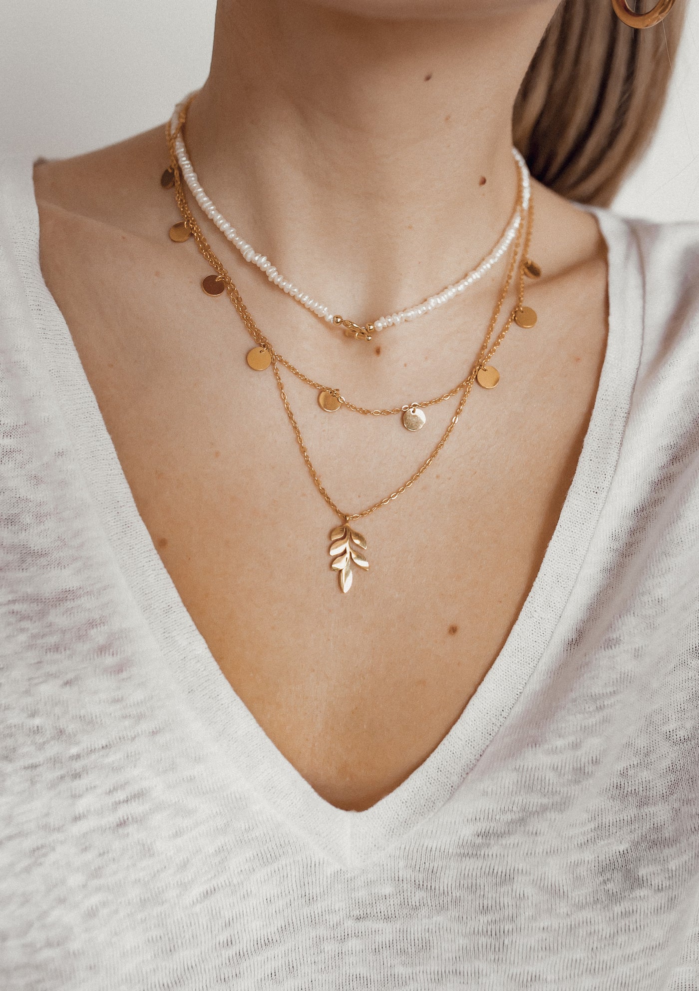 Collier Multi Cercles en Or