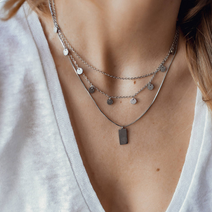 Multi-Strand Layered Necklace Look