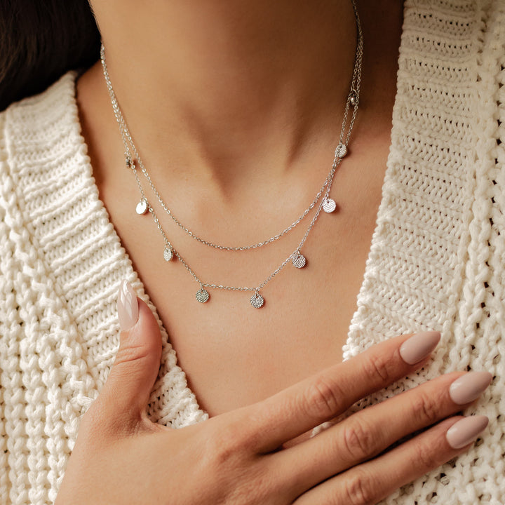 Multi-Strand Layered Necklace Look