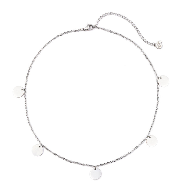 Collier Cercle Bonheur en Argent
