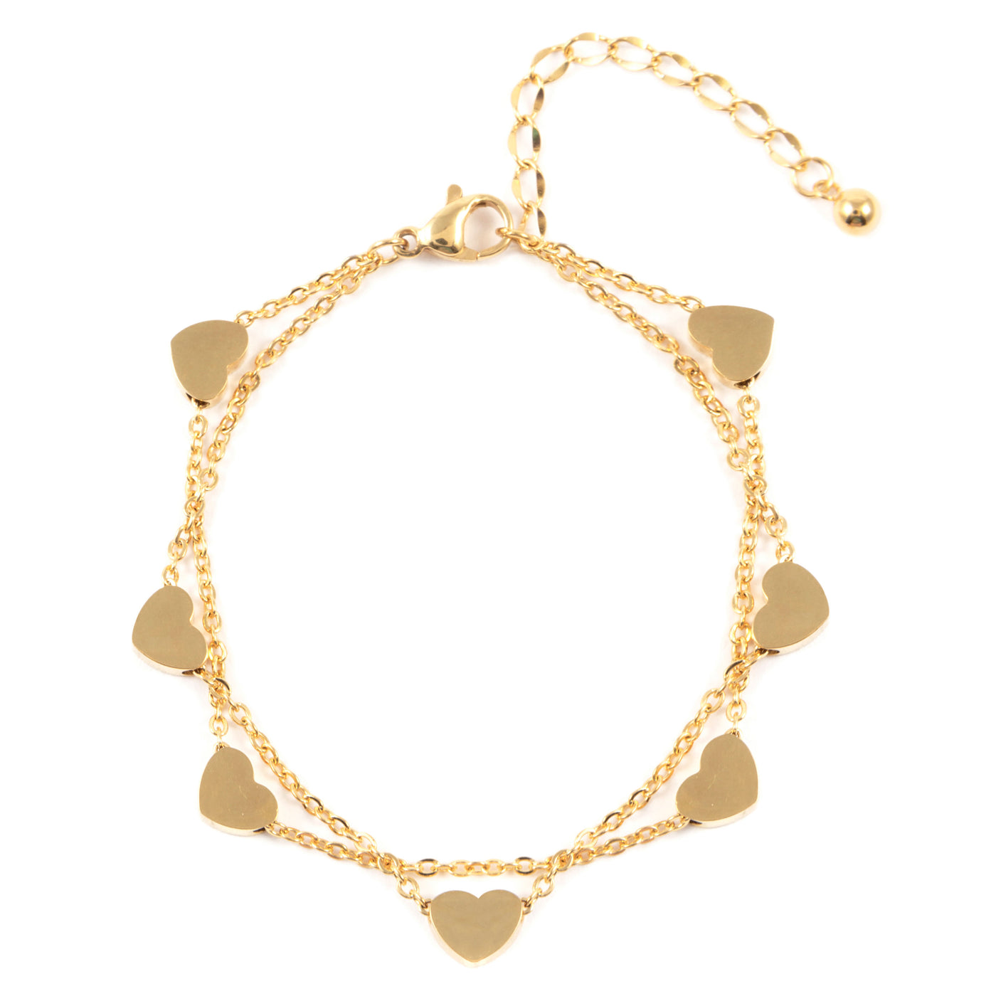 Heart Delicate Bracelet Gold