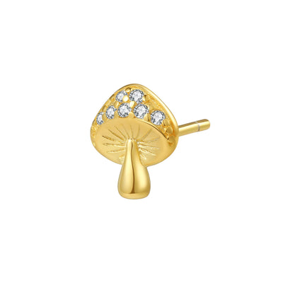 Clous d'Oreille Mushroom Sterling Argent
