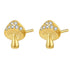 Clous d'Oreille Mushroom Sterling Argent